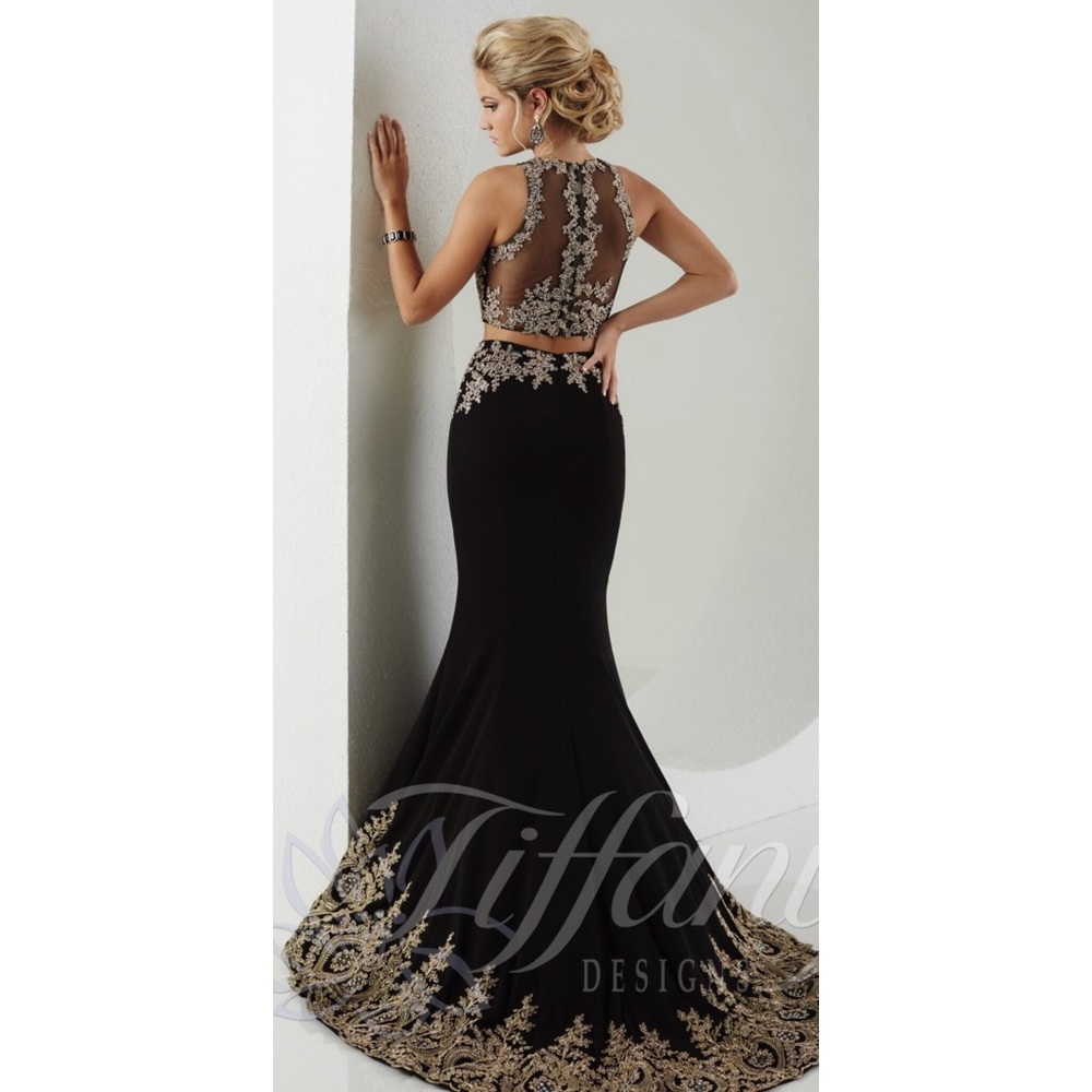 Tiffany designer prom dress